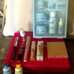 Beauty, hair and and skincare bundle- ColourPop, L’Occtaine, NYX, elf and MORE
